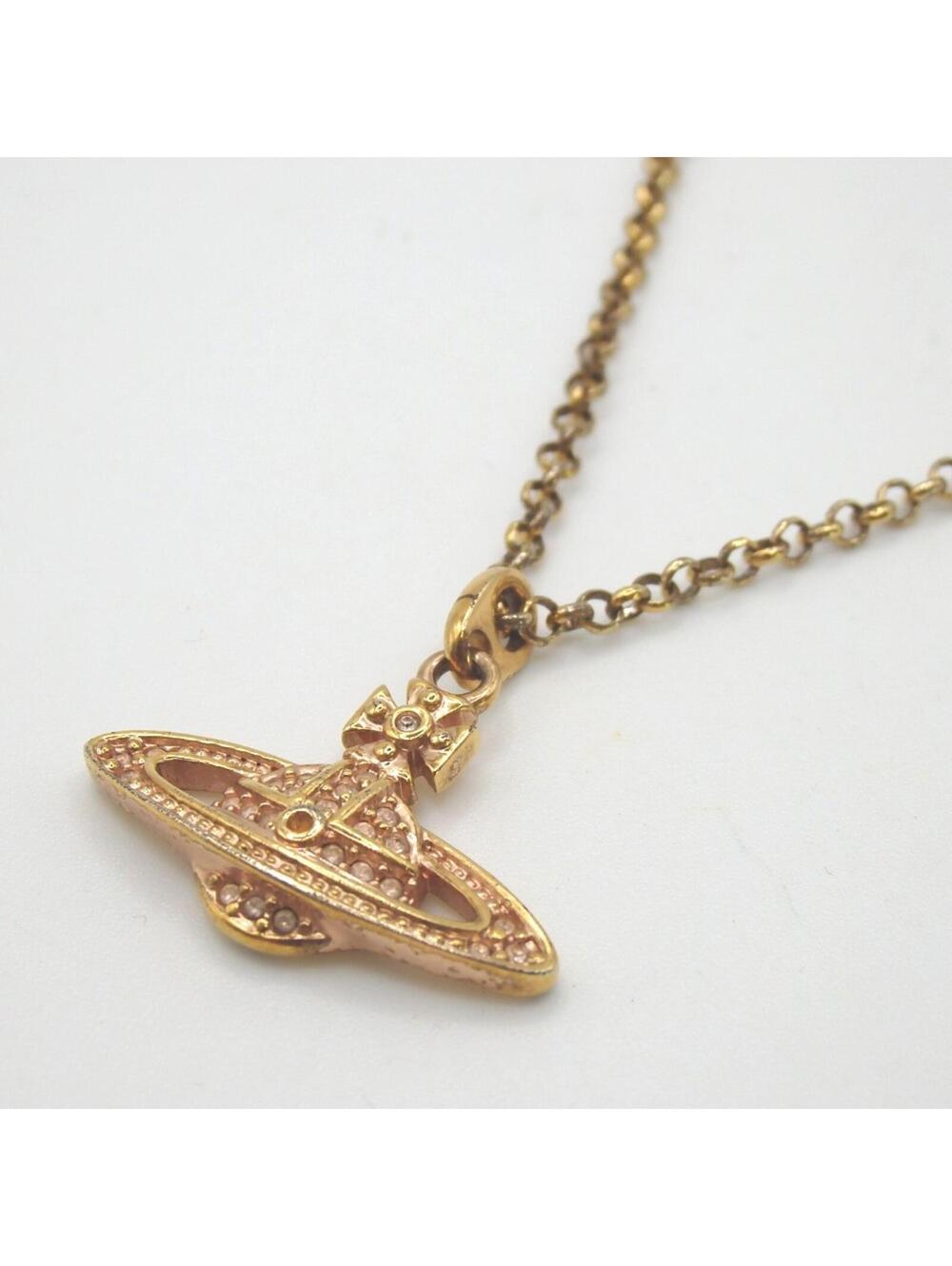 Authentic Vivienne Westwood orb necklace metal[Used]